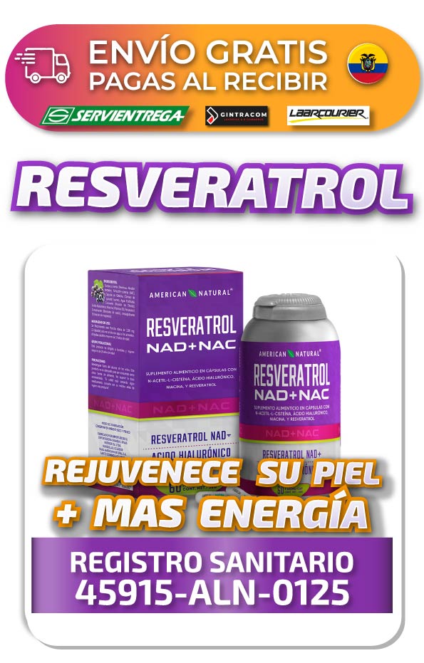 RESVERATROL NAD+NAC ETIQ MORADA